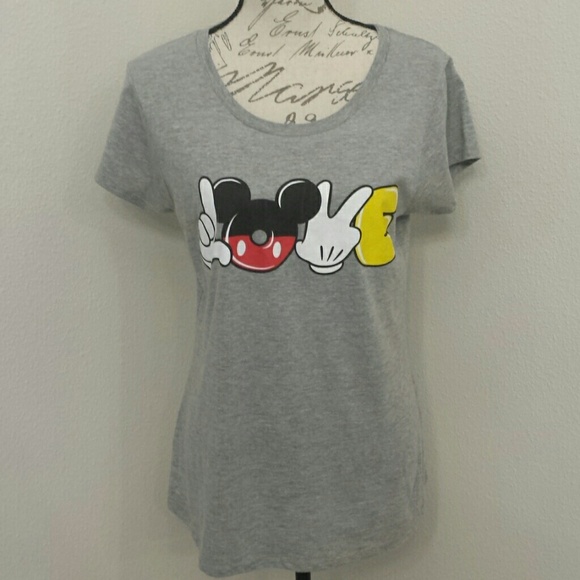 Disney Tops - Disney "Love" T Shirt Junior Size XL